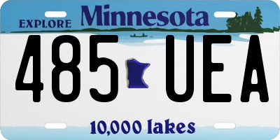 MN license plate 485UEA