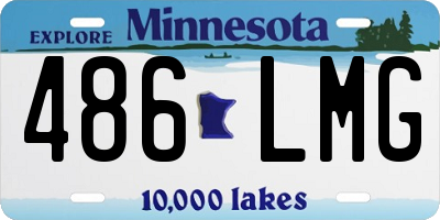 MN license plate 486LMG