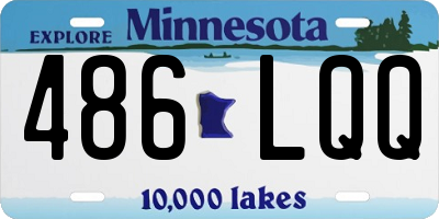 MN license plate 486LQQ