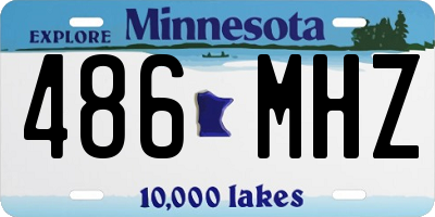 MN license plate 486MHZ