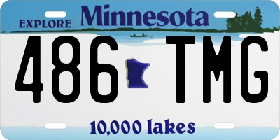 MN license plate 486TMG