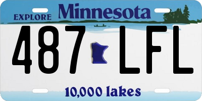 MN license plate 487LFL