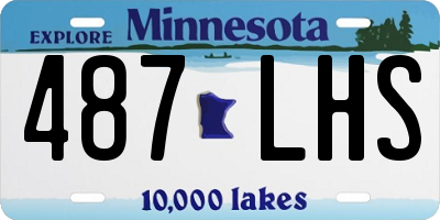 MN license plate 487LHS