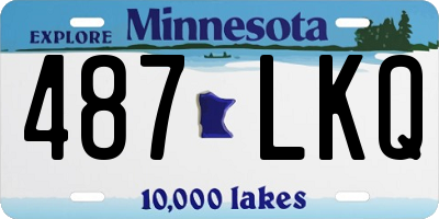 MN license plate 487LKQ