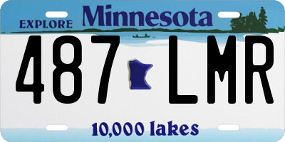 MN license plate 487LMR