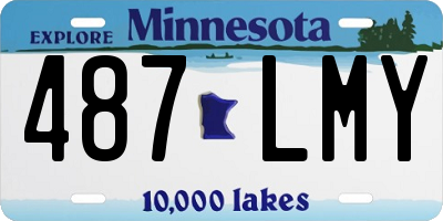 MN license plate 487LMY