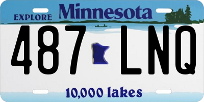 MN license plate 487LNQ