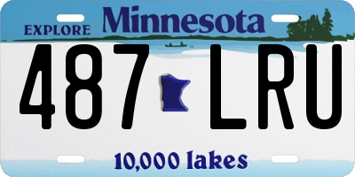 MN license plate 487LRU