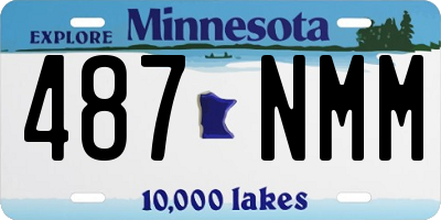 MN license plate 487NMM
