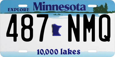 MN license plate 487NMQ
