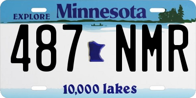 MN license plate 487NMR
