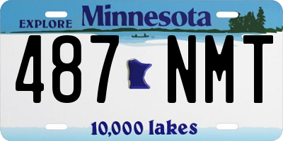 MN license plate 487NMT