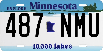 MN license plate 487NMU