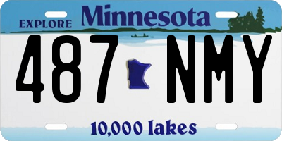 MN license plate 487NMY