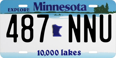 MN license plate 487NNU