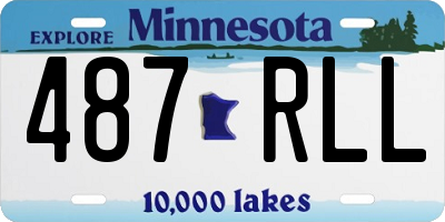 MN license plate 487RLL