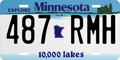 MN license plate 487RMH