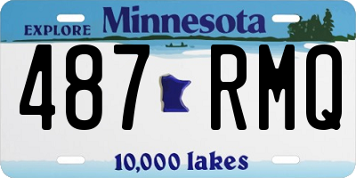 MN license plate 487RMQ