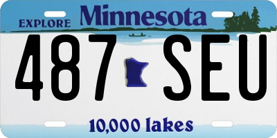 MN license plate 487SEU