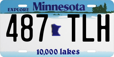 MN license plate 487TLH