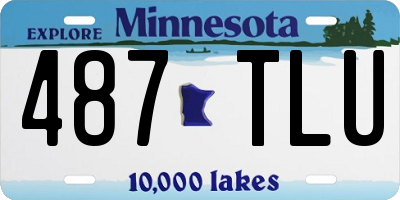MN license plate 487TLU