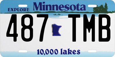 MN license plate 487TMB