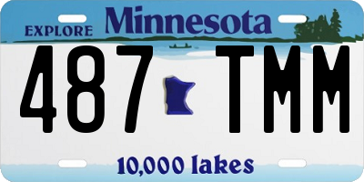 MN license plate 487TMM