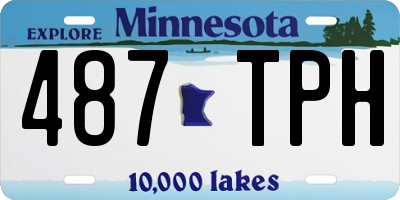 MN license plate 487TPH