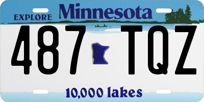 MN license plate 487TQZ