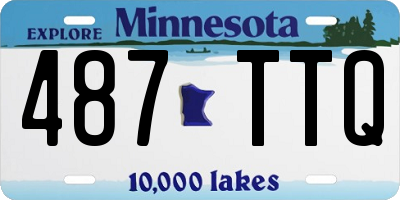 MN license plate 487TTQ