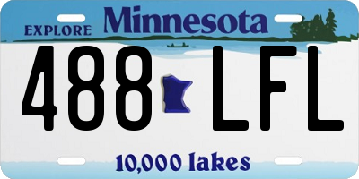 MN license plate 488LFL