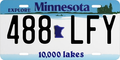 MN license plate 488LFY