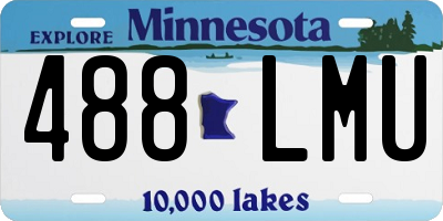 MN license plate 488LMU