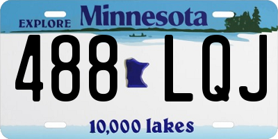 MN license plate 488LQJ