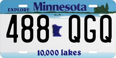 MN license plate 488QGQ
