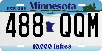 MN license plate 488QQM