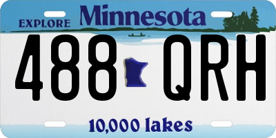 MN license plate 488QRH