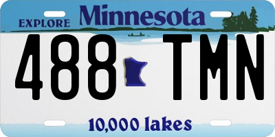 MN license plate 488TMN