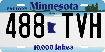 MN license plate 488TVH