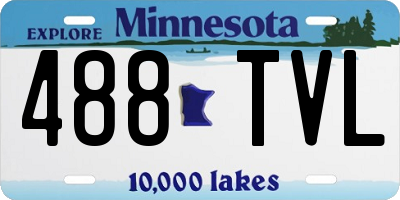 MN license plate 488TVL