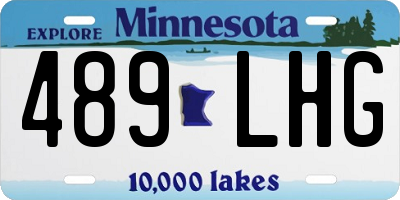 MN license plate 489LHG