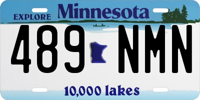 MN license plate 489NMN
