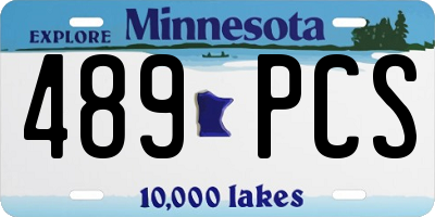 MN license plate 489PCS
