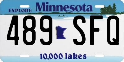 MN license plate 489SFQ