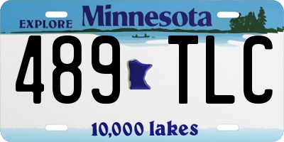 MN license plate 489TLC