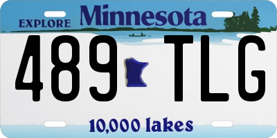 MN license plate 489TLG