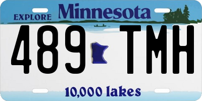 MN license plate 489TMH