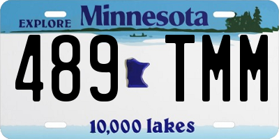 MN license plate 489TMM