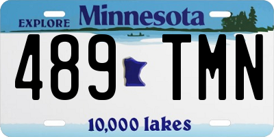 MN license plate 489TMN