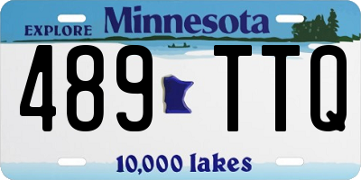 MN license plate 489TTQ